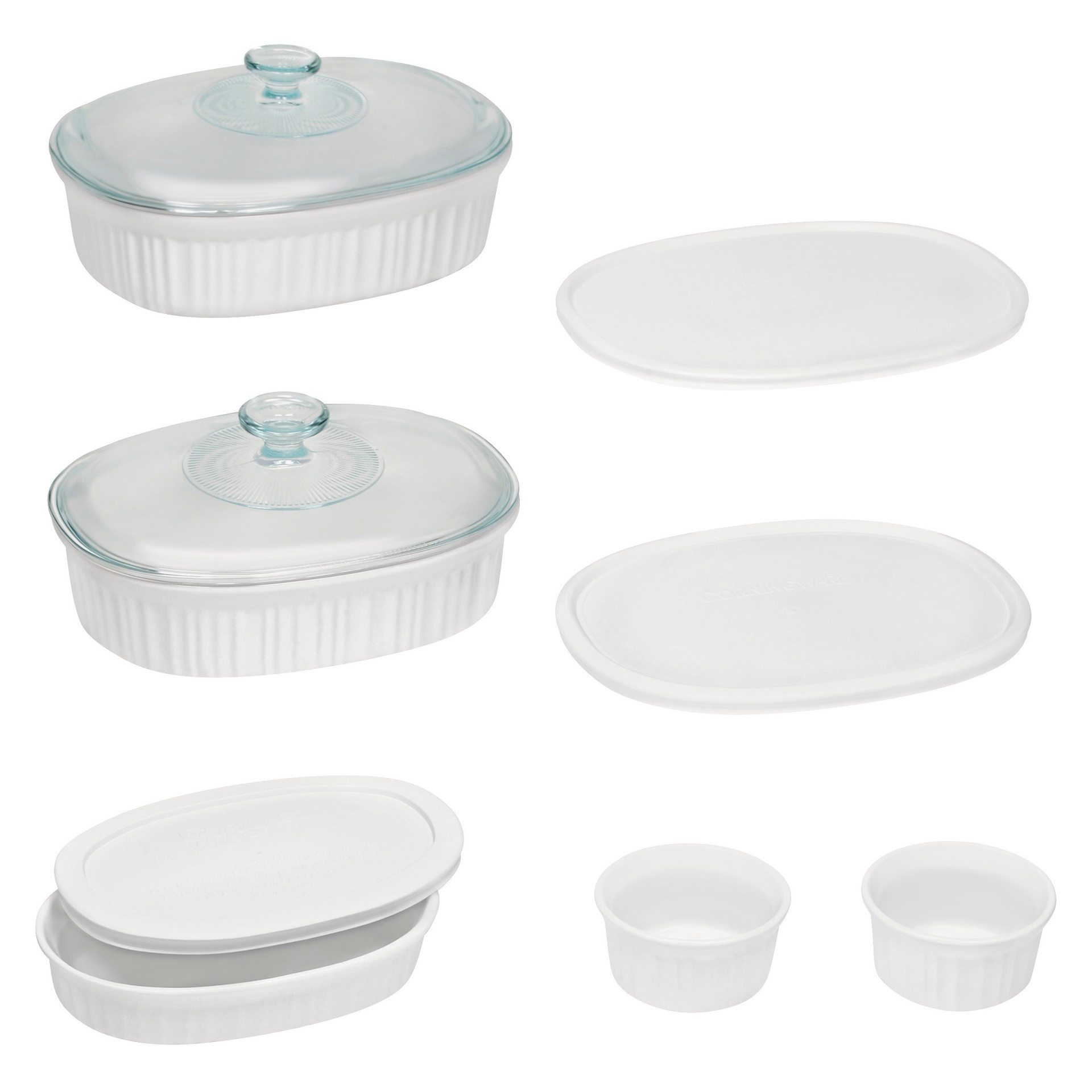 slide 1 of 1, CorningWare Bake Set - French White, 10 ct