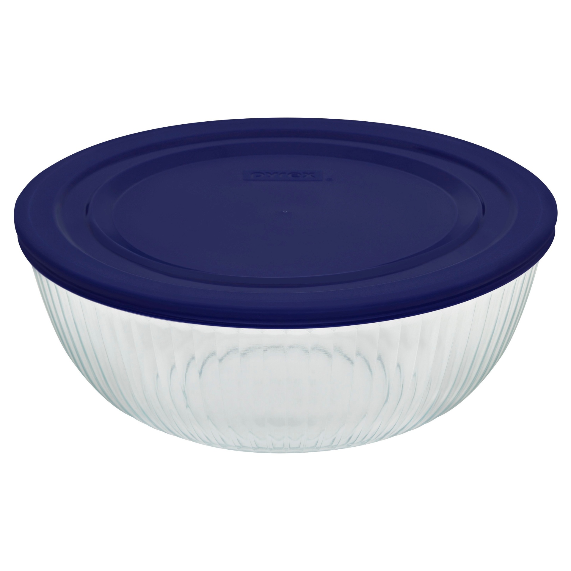 slide 1 of 1, Pyrex Sculptured Bowl with Lid, 4.75 qt