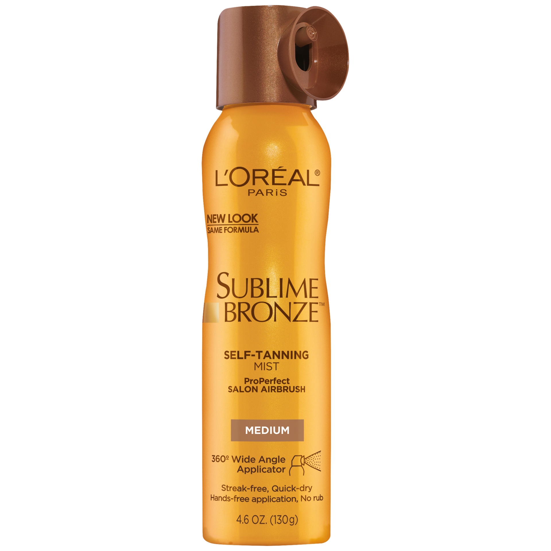 slide 2 of 6, L'Oréal Sublime Bronze Self-Tanning Mist - Medium, 4.6 fl oz