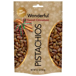 Wonderful Pistachios, No Shells, Sweet Cinnamon Nuts, 5.5 oz