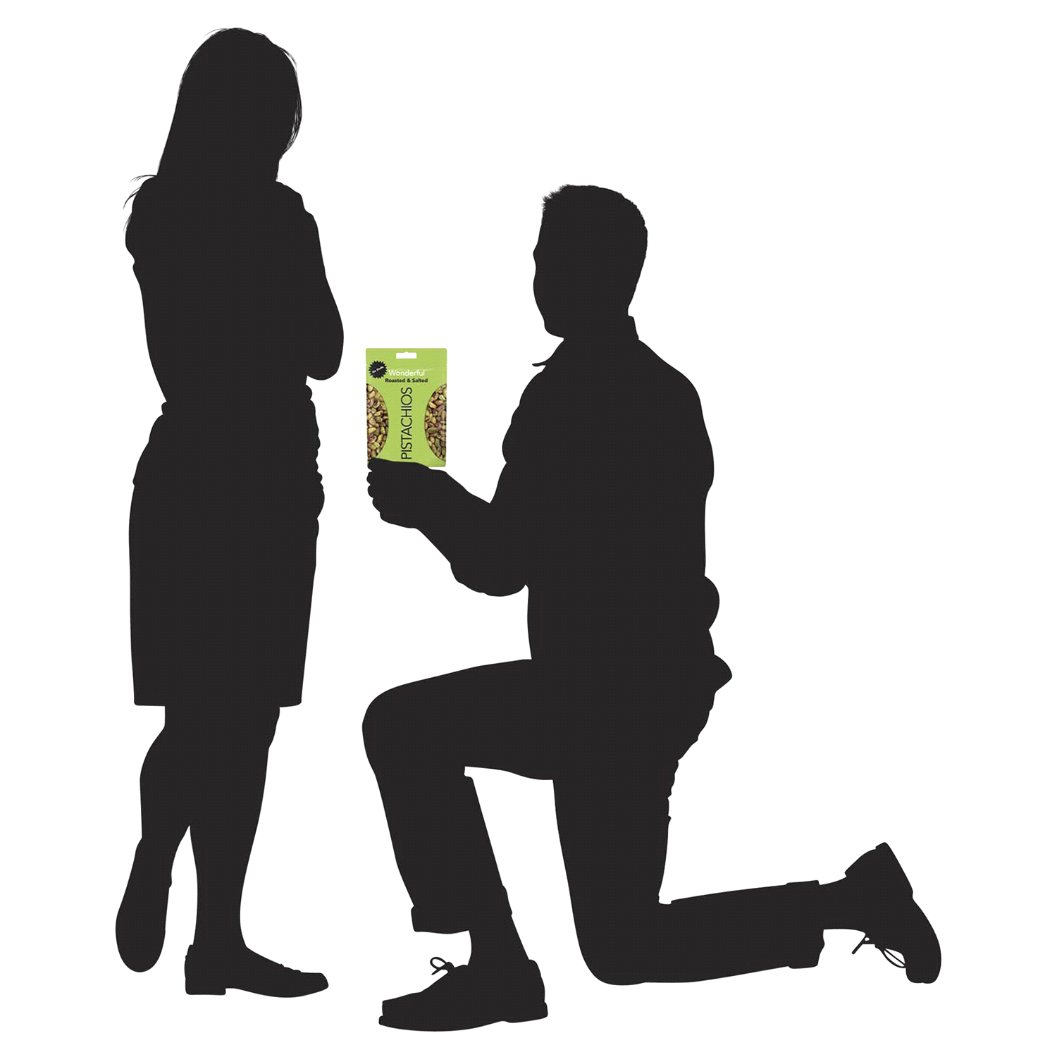 slide 2 of 2, Wonderful Pistachios, No Shells Roasted & Salted Nuts, 6 Ounce Bag, 6 oz