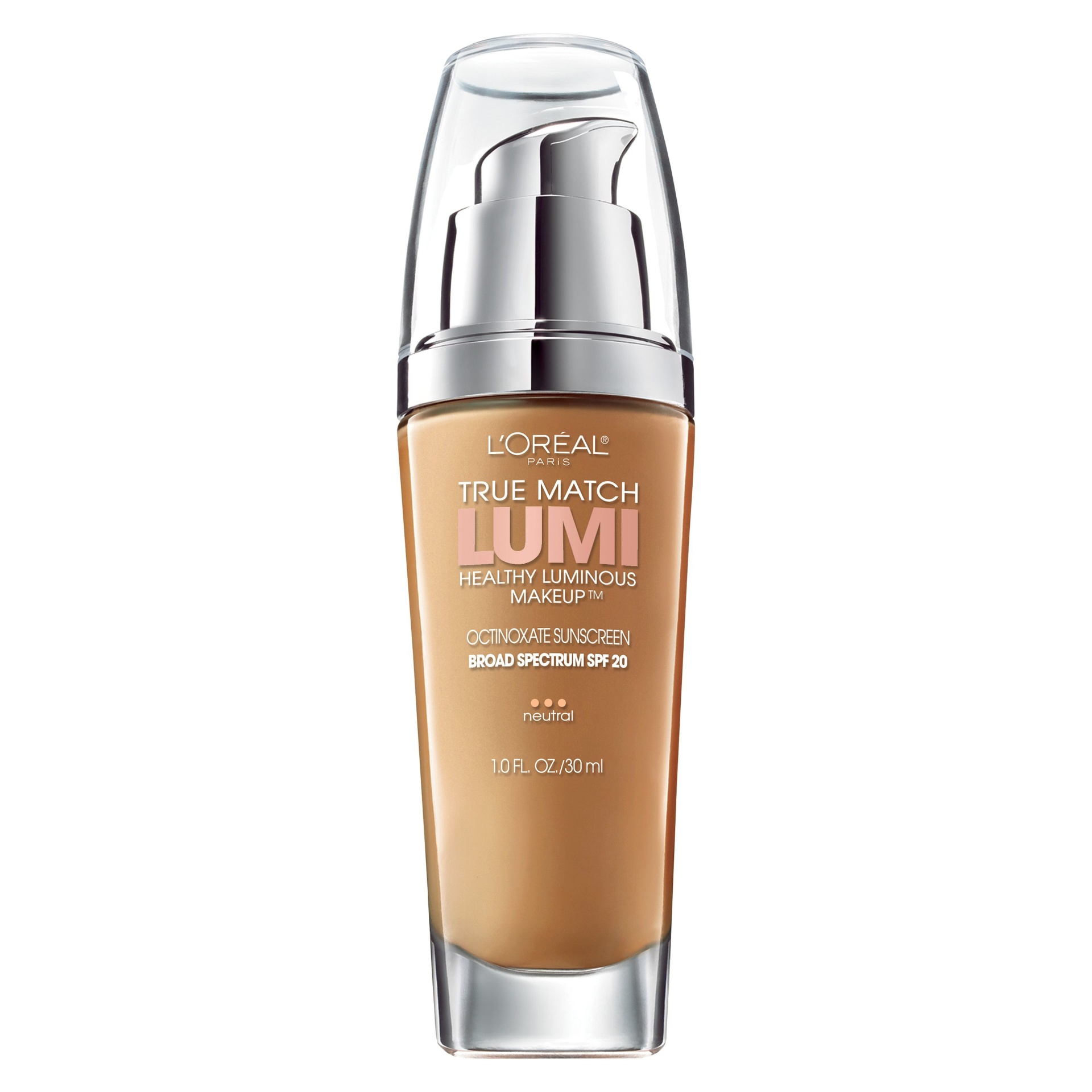 slide 1 of 4, L'Oréal True Match Lumi Makeup N7-8 Classic Tan/Cappuccino, 1 fl oz