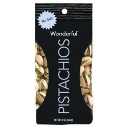 Wonderful Pistachios, In Shell Roasted with No Salt Nuts, 8 Ounce Bag