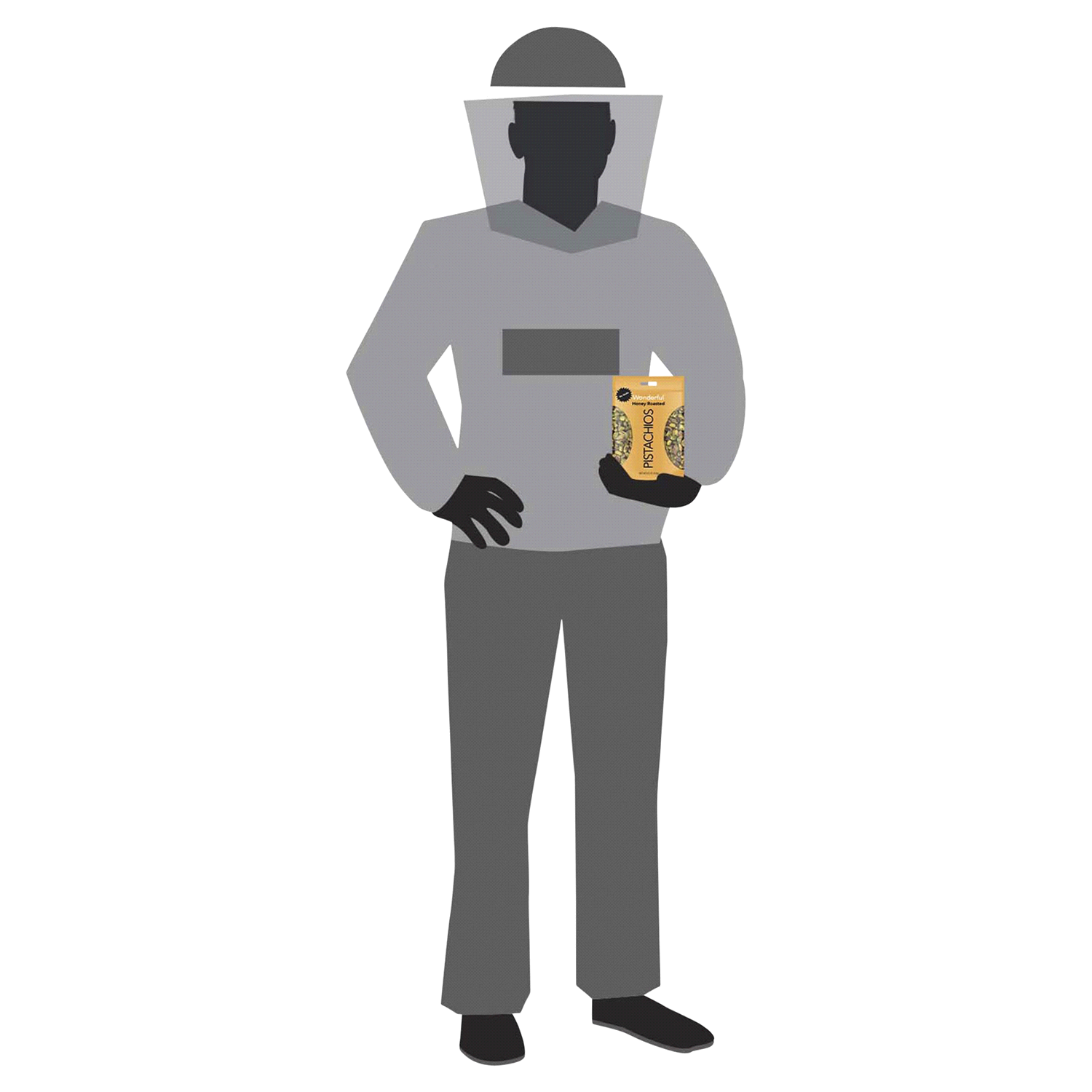 slide 2 of 2, Wonderful Pistachios, No Shells Honey Roasted Nuts, 5.5 Ounce, 5.5 oz