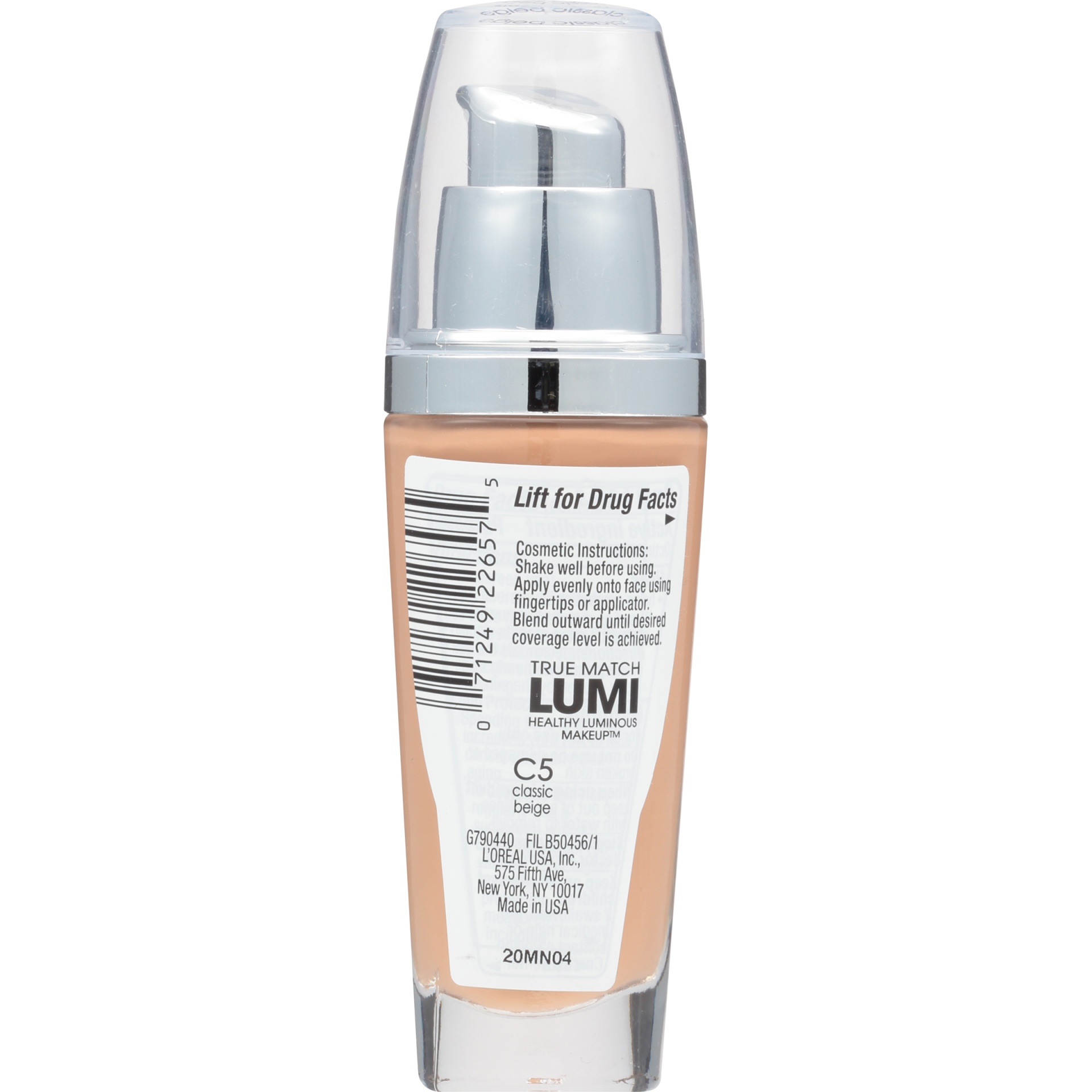 slide 5 of 5, L'Oréal Paris True Match Lumi Makeup C5 Classic Beige, 1 oz
