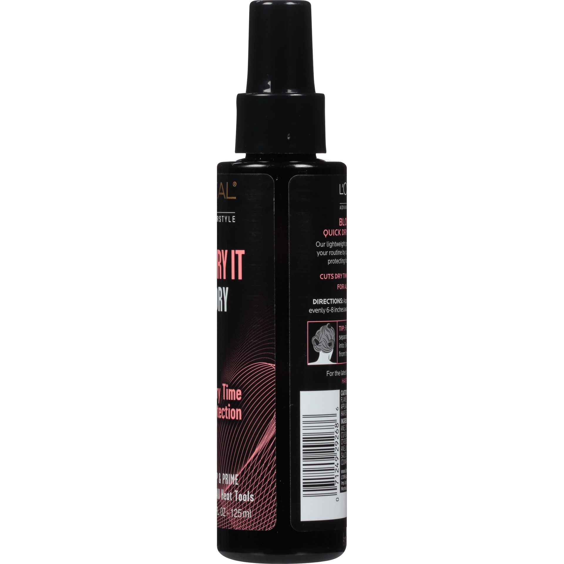 slide 3 of 5, L'Oréal Advanced Hairstyle Blow Dry It Quick Dry Primer Spray, 4.2 oz