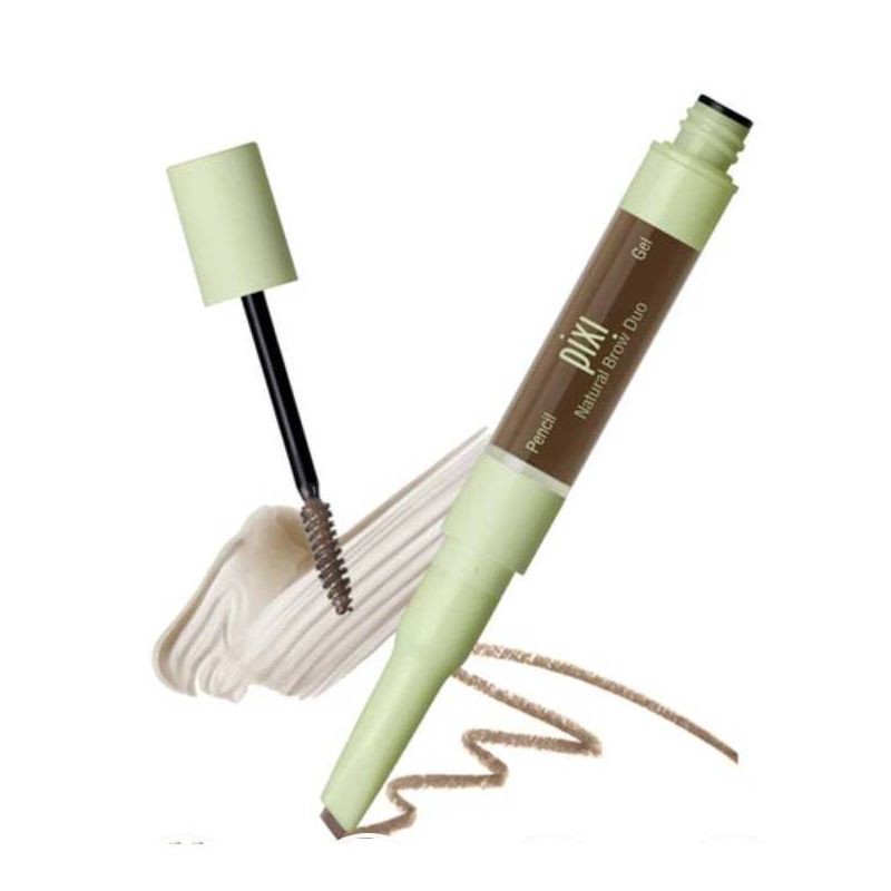 slide 2 of 3, Pixi By Petra Natural Brow Duo - Brown - 0.087 fl oz, 0.087 fl oz