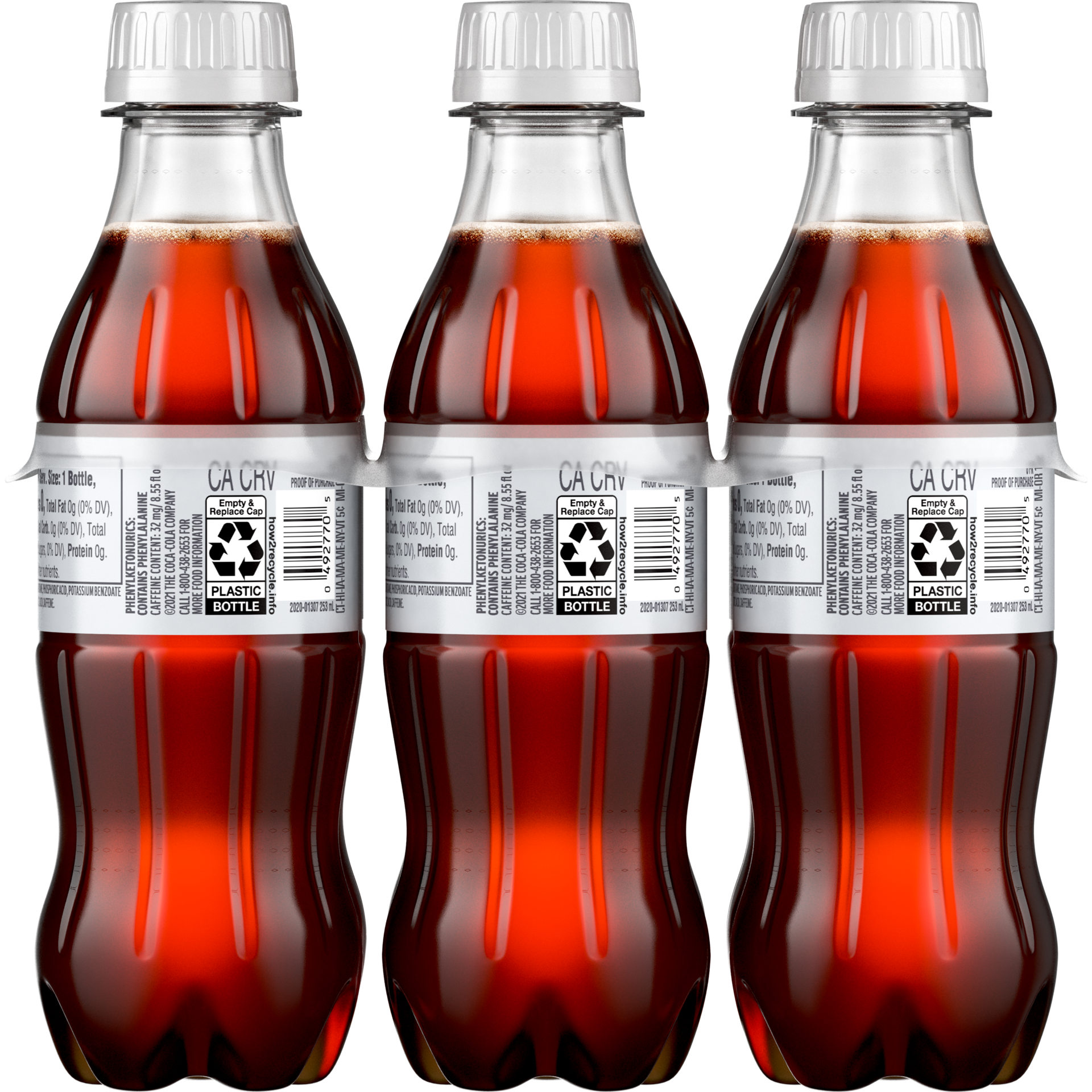 slide 5 of 5, Diet Coke Bottles, 8.55 fl oz, 6 Pack, 6 ct