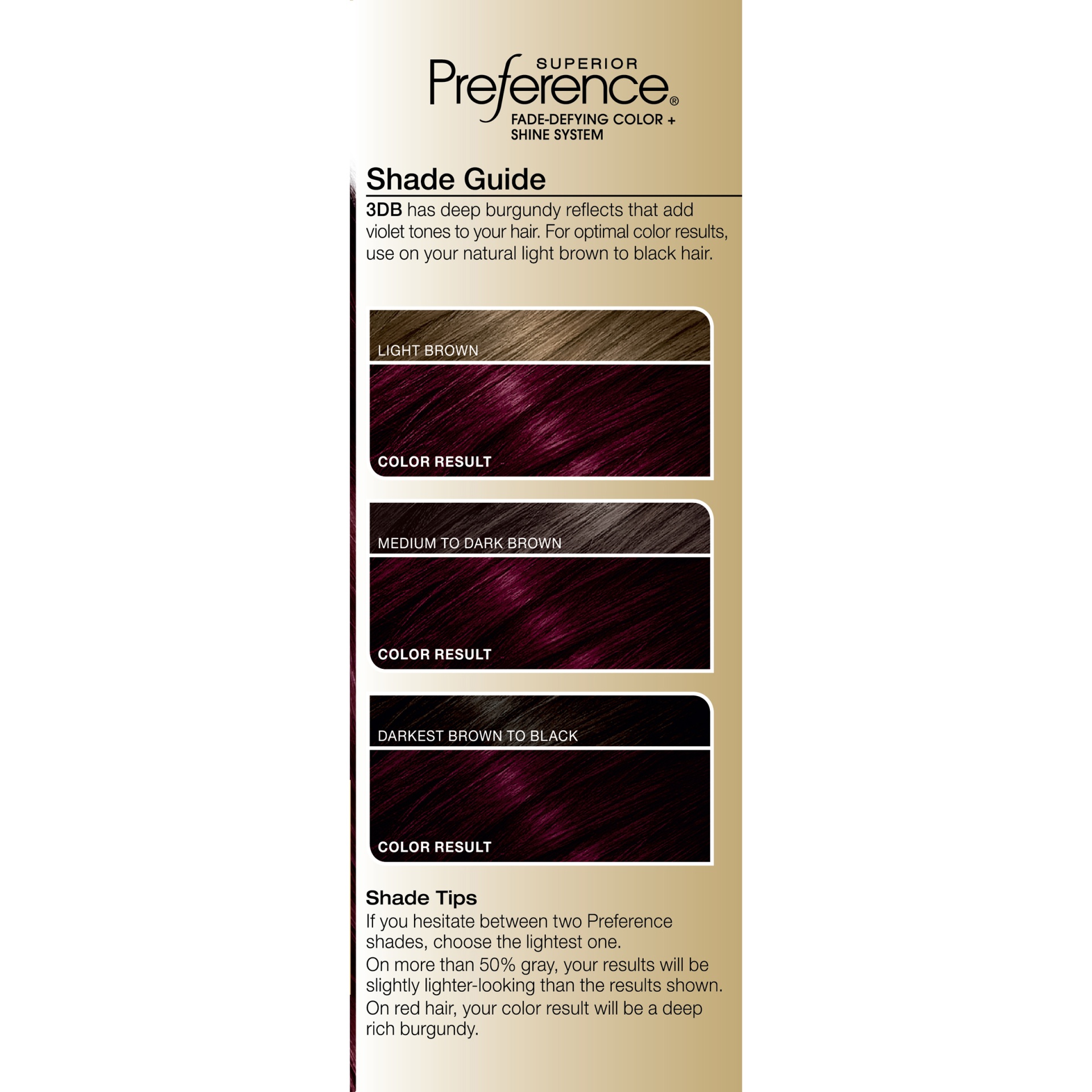 slide 5 of 7, L'Oréal Superior Preference - Deep Burgundy 3DB, 1 ct