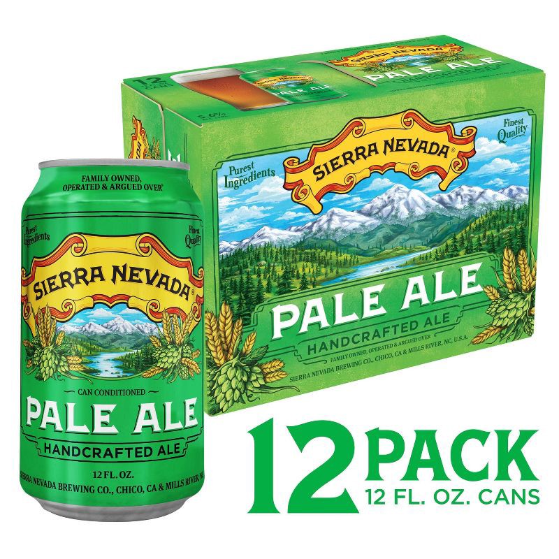slide 2 of 12, Sierra Nevada Pale Ale Beer - 12pk/12 fl oz Cans, 12 ct; 12 fl oz