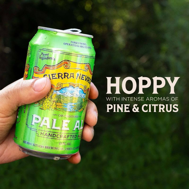 slide 3 of 12, Sierra Nevada Pale Ale Beer - 12pk/12 fl oz Cans, 12 ct; 12 fl oz