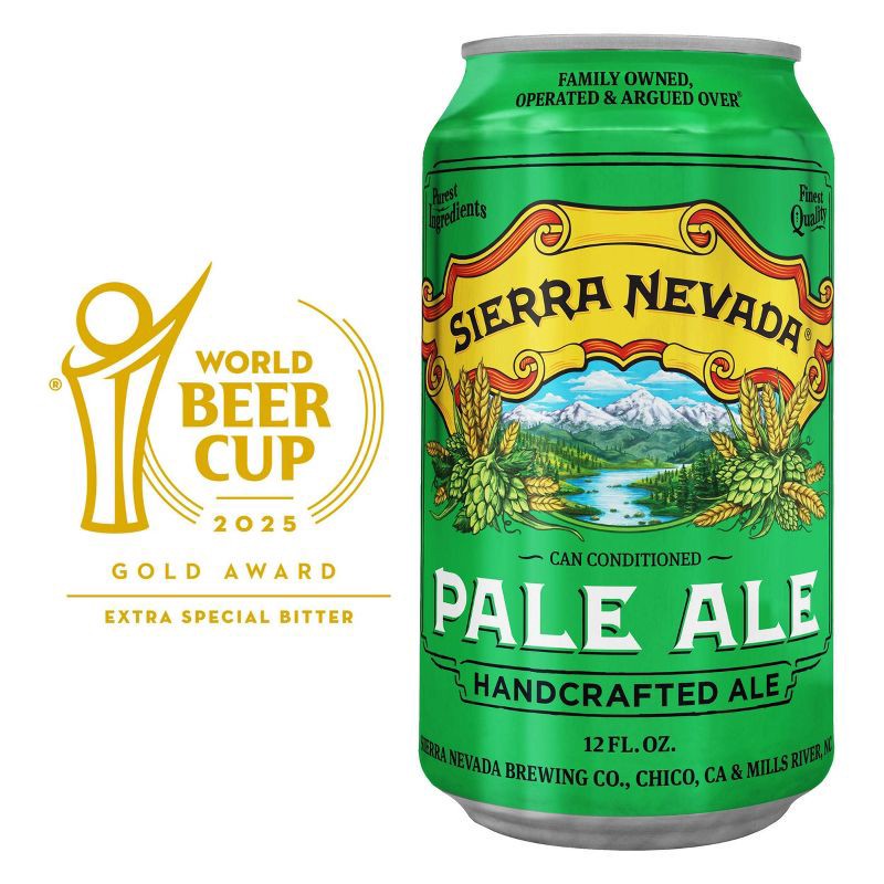 slide 8 of 12, Sierra Nevada Pale Ale Beer - 12pk/12 fl oz Cans, 12 ct; 12 fl oz