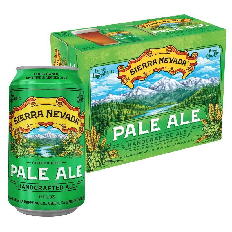 slide 1 of 12, Sierra Nevada Pale Ale Beer - 12pk/12 fl oz Cans, 12 ct; 12 fl oz
