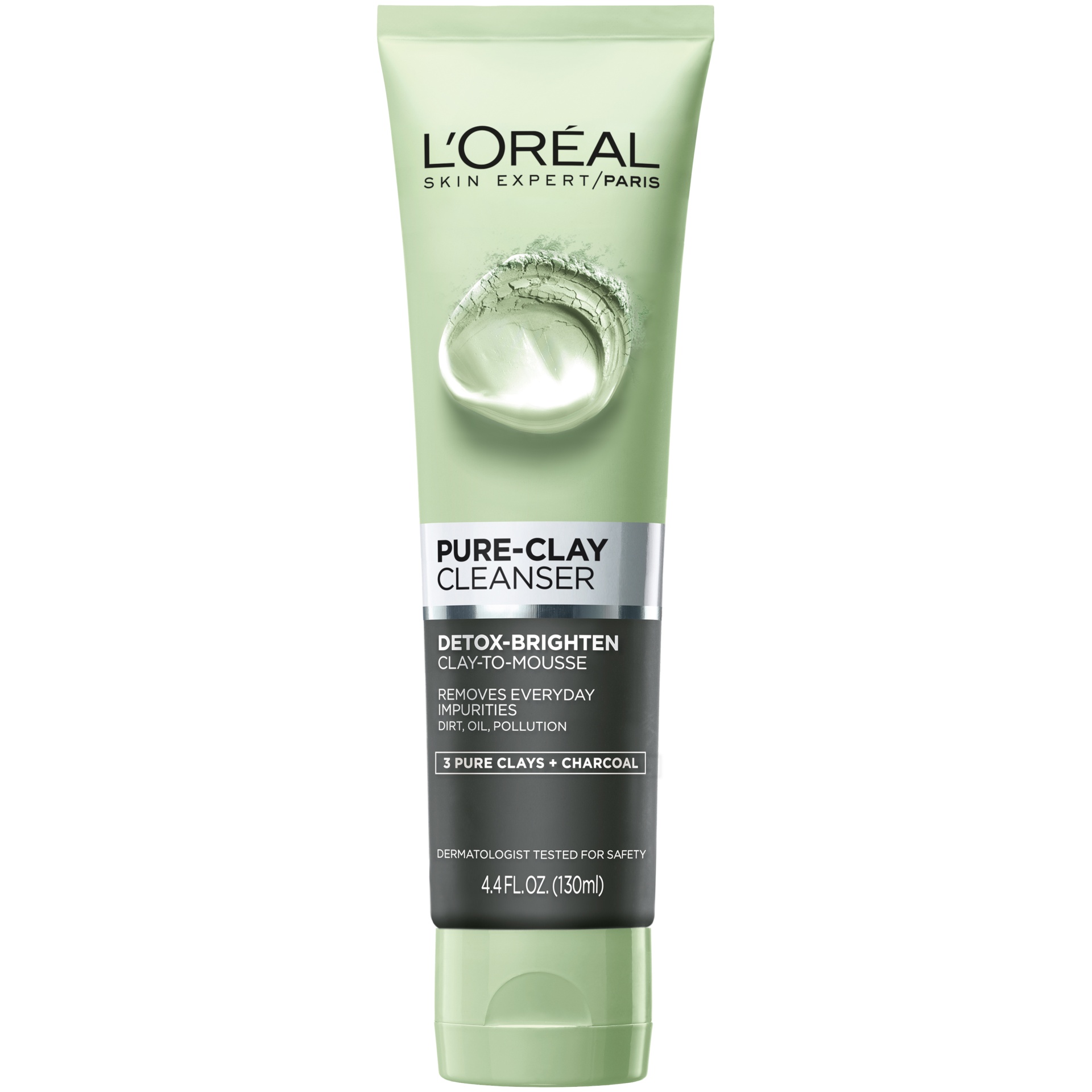 slide 2 of 2, L'Oréal Pure Clay Cleanser - Detoxify & Brighten, 4.4 oz