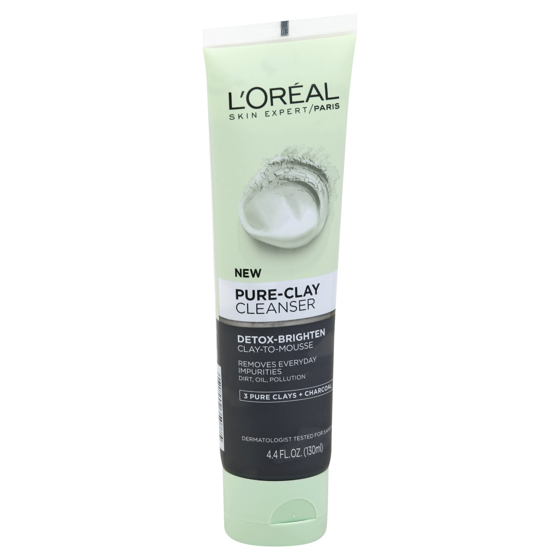 slide 1 of 2, L'Oréal Pure Clay Cleanser - Detoxify & Brighten, 4.4 oz