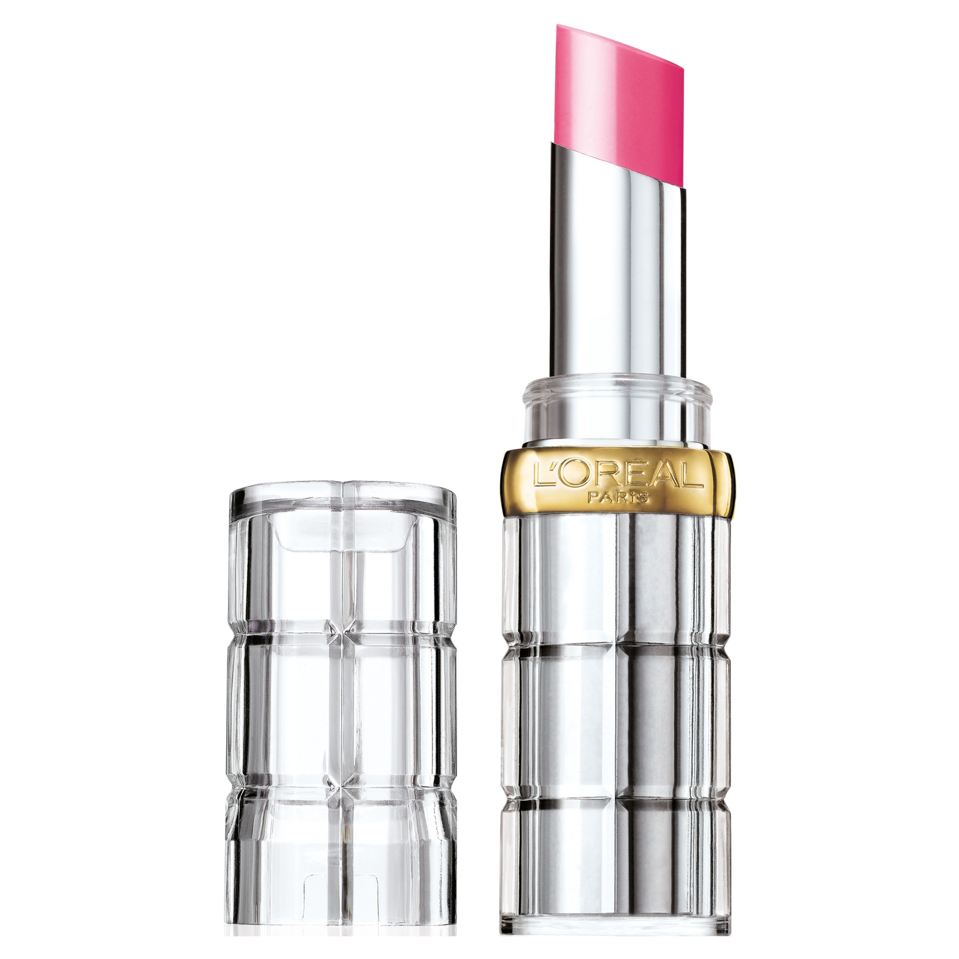 slide 1 of 2, L'Oréal Colour Riche Shine Lipstick 914 Glazed Pink, 0.1 oz