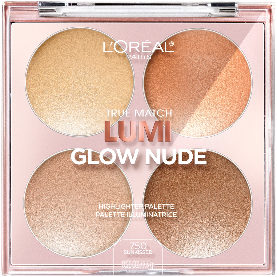 slide 2 of 2, L'Oréal Paris True Match Lumi Glow Nude Highlighter Palette Sunkissed, 1 ct