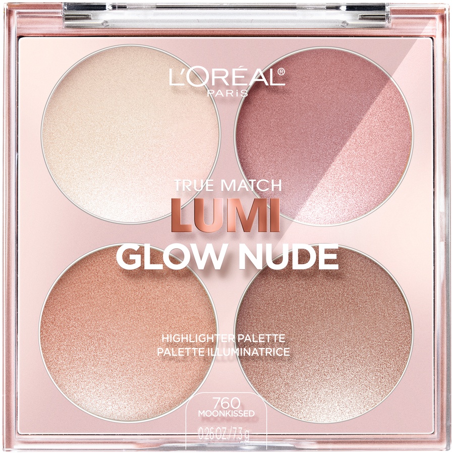 slide 2 of 2, L'Oréal True Match Lumi Glow Nude Highlighter Palette 760 Moonkissed, 1 ct