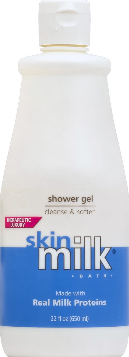 slide 1 of 3, SkinMilk Shower Gel 22 oz, 22 oz