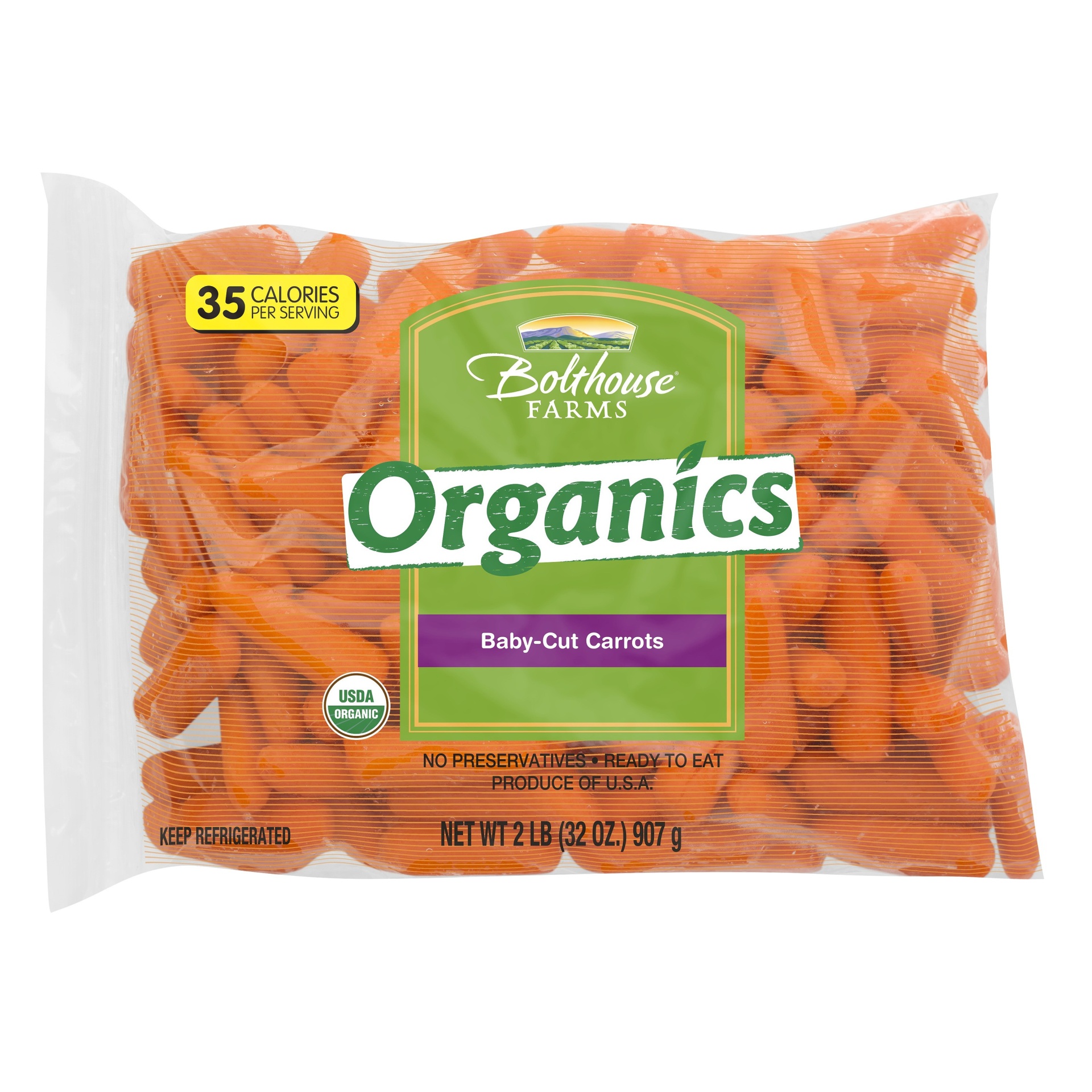 slide 1 of 1, Bolthouse Farms Organic Baby-Cut Carrots, 2 lb