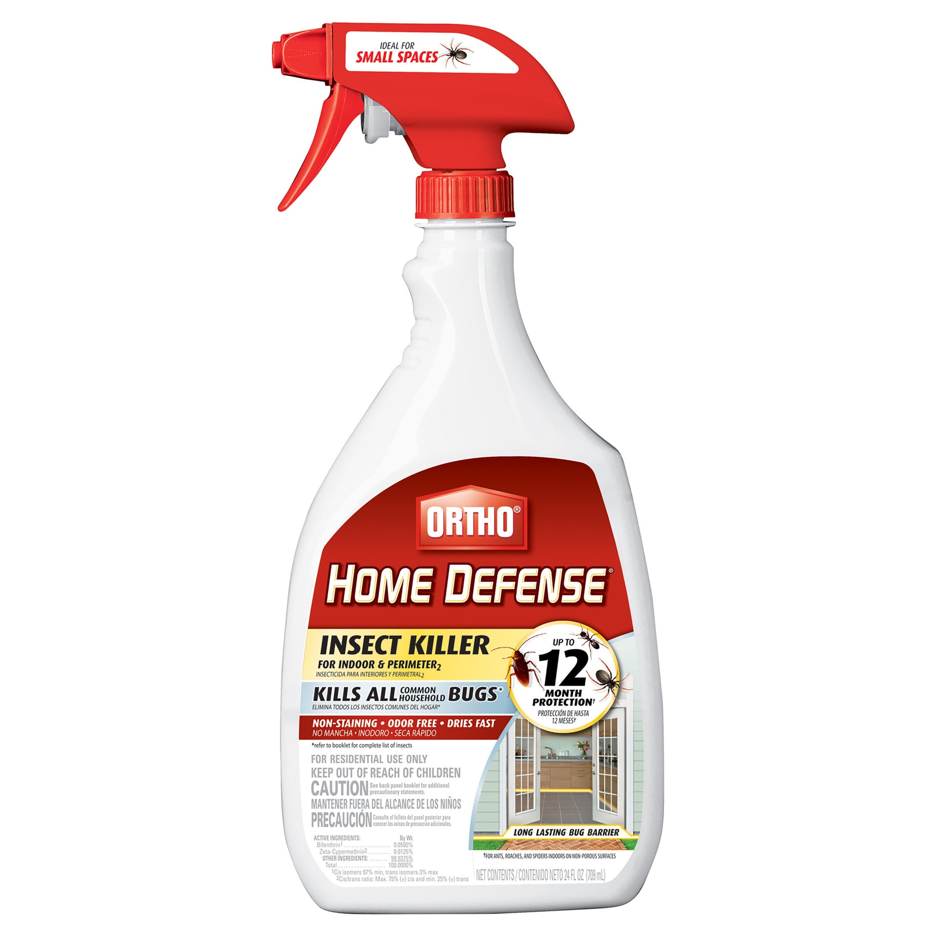 slide 1 of 3, Ortho Home Defense MAX Indoor & Perimeter Insect Killer 24oz Ready to Use Trigger, 24 oz