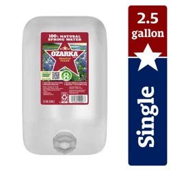 Ozarka Texas Spring Water - 2.5 Gallon, Plastic Jug