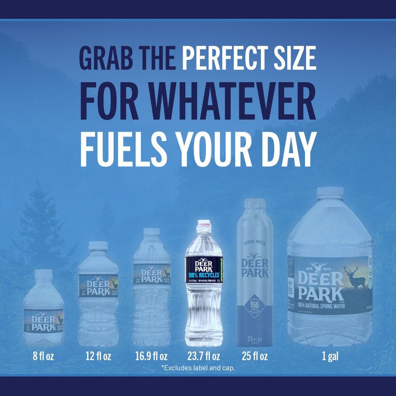 slide 5 of 9, Deer Park Brand 100% Natural Spring Water - 2.5 gal Jug, 2.5 gal
