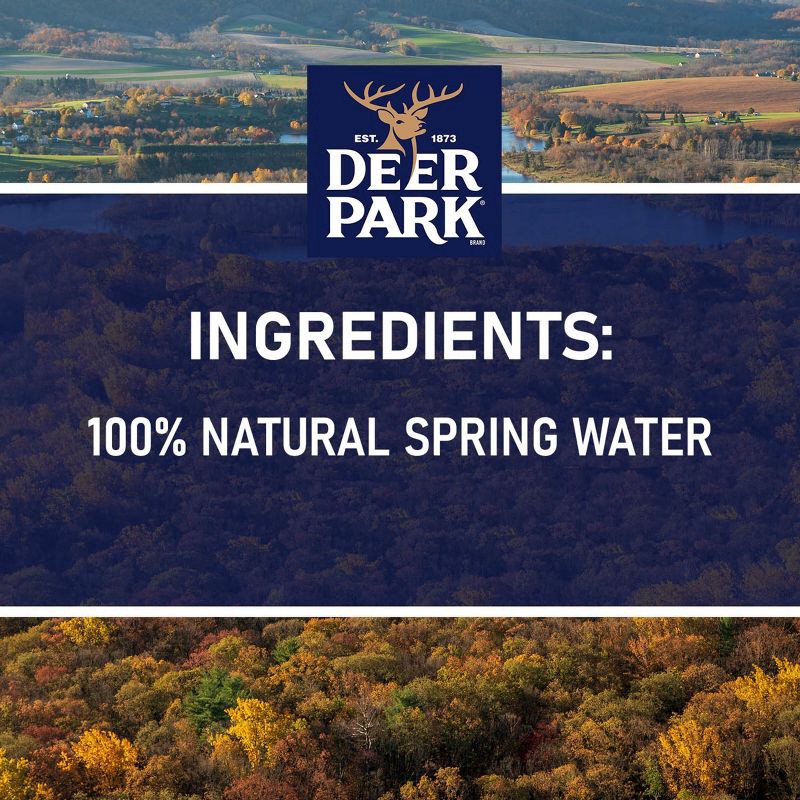 slide 8 of 9, Deer Park Brand 100% Natural Spring Water - 2.5 gal Jug, 2.5 gal