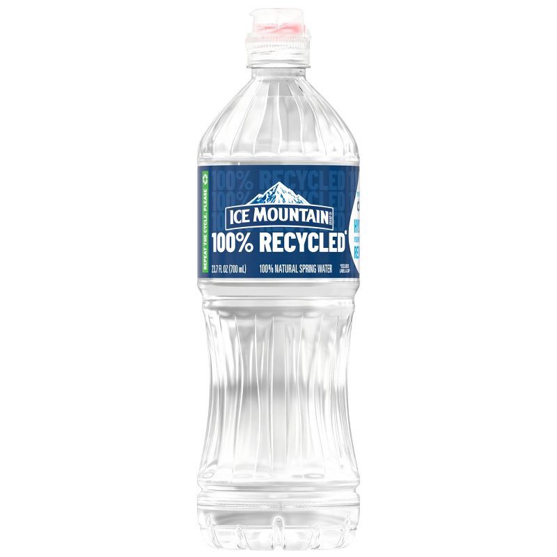 slide 4 of 10, Ice Mountain Brand 100% Natural Spring Water - 6pk/23.7 fl oz Sport Cap Bottles, 6 ct; 23.7 fl oz