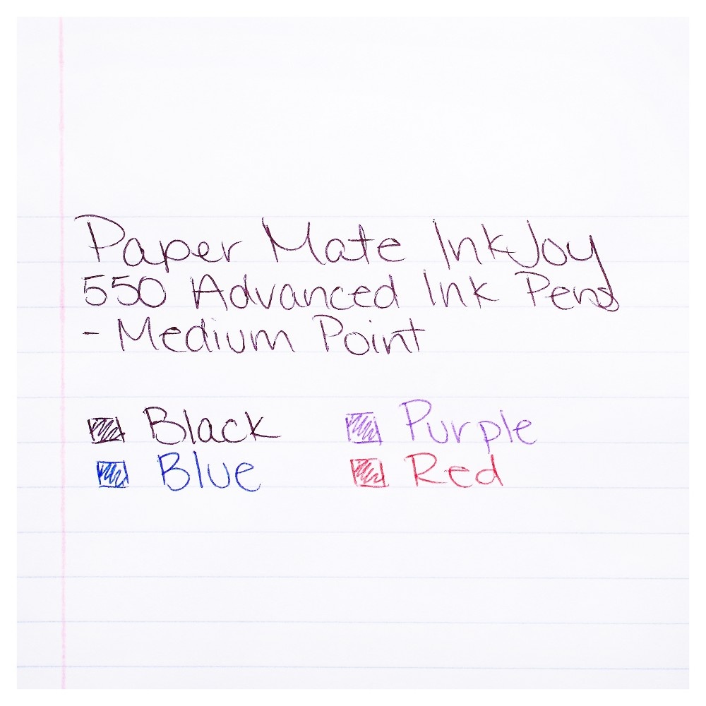 slide 4 of 7, Paper Mate Inkjoy 550rt Ballpoint Pens- Black, 4 ct