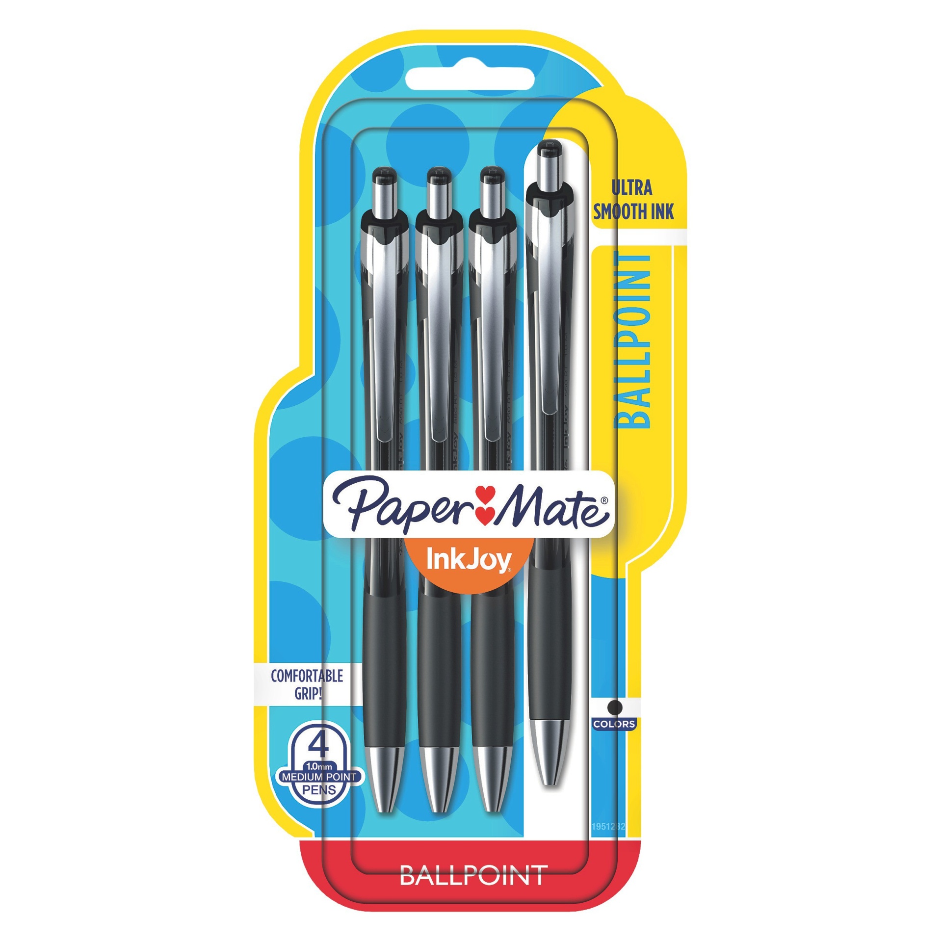 slide 1 of 7, Paper Mate Inkjoy 550rt Ballpoint Pens- Black, 4 ct