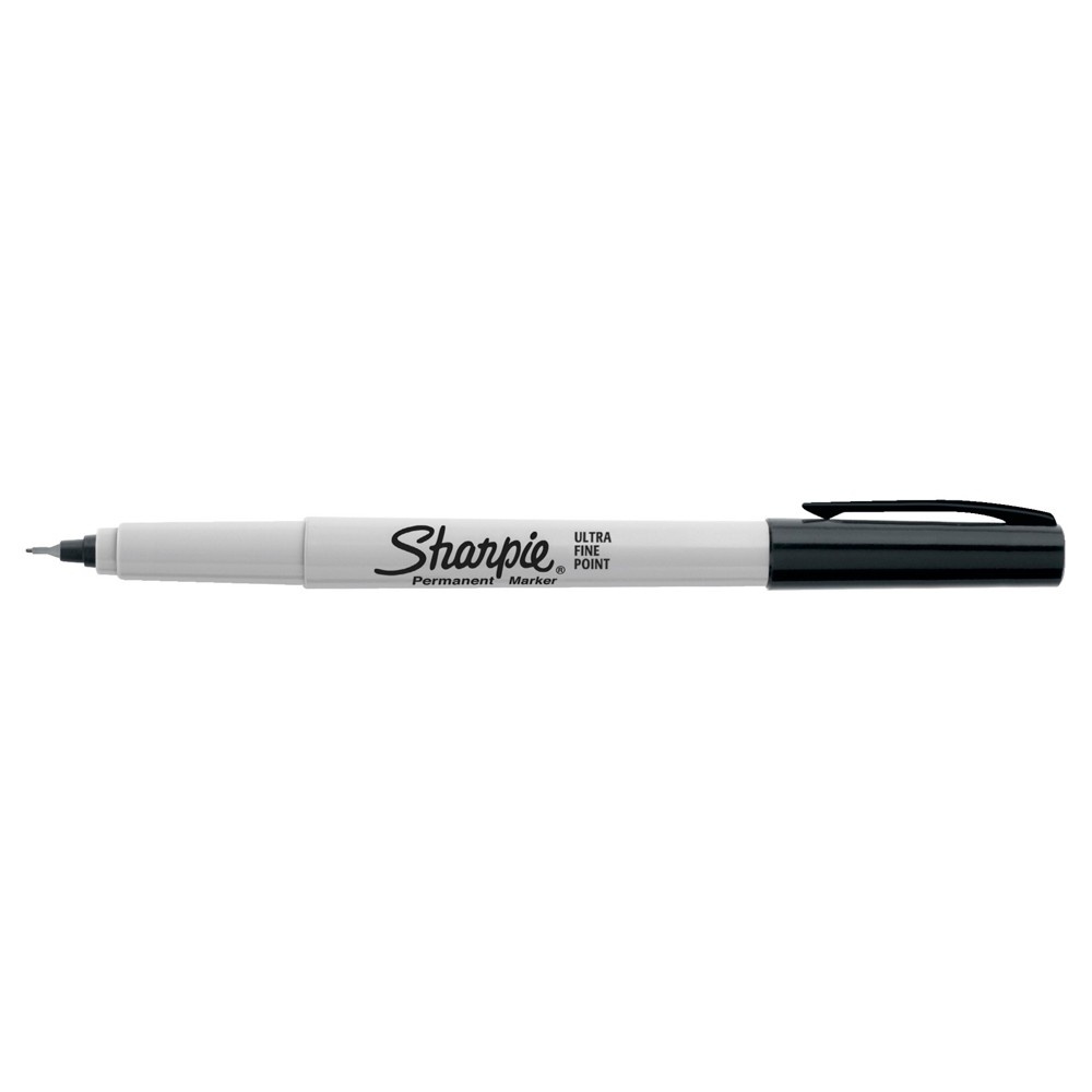 slide 3 of 6, Sharpie Black Ultra Fine Tip Permanent Marker, 4 ct