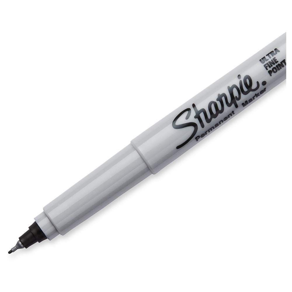 slide 4 of 6, Sharpie Black Ultra Fine Tip Permanent Marker, 4 ct