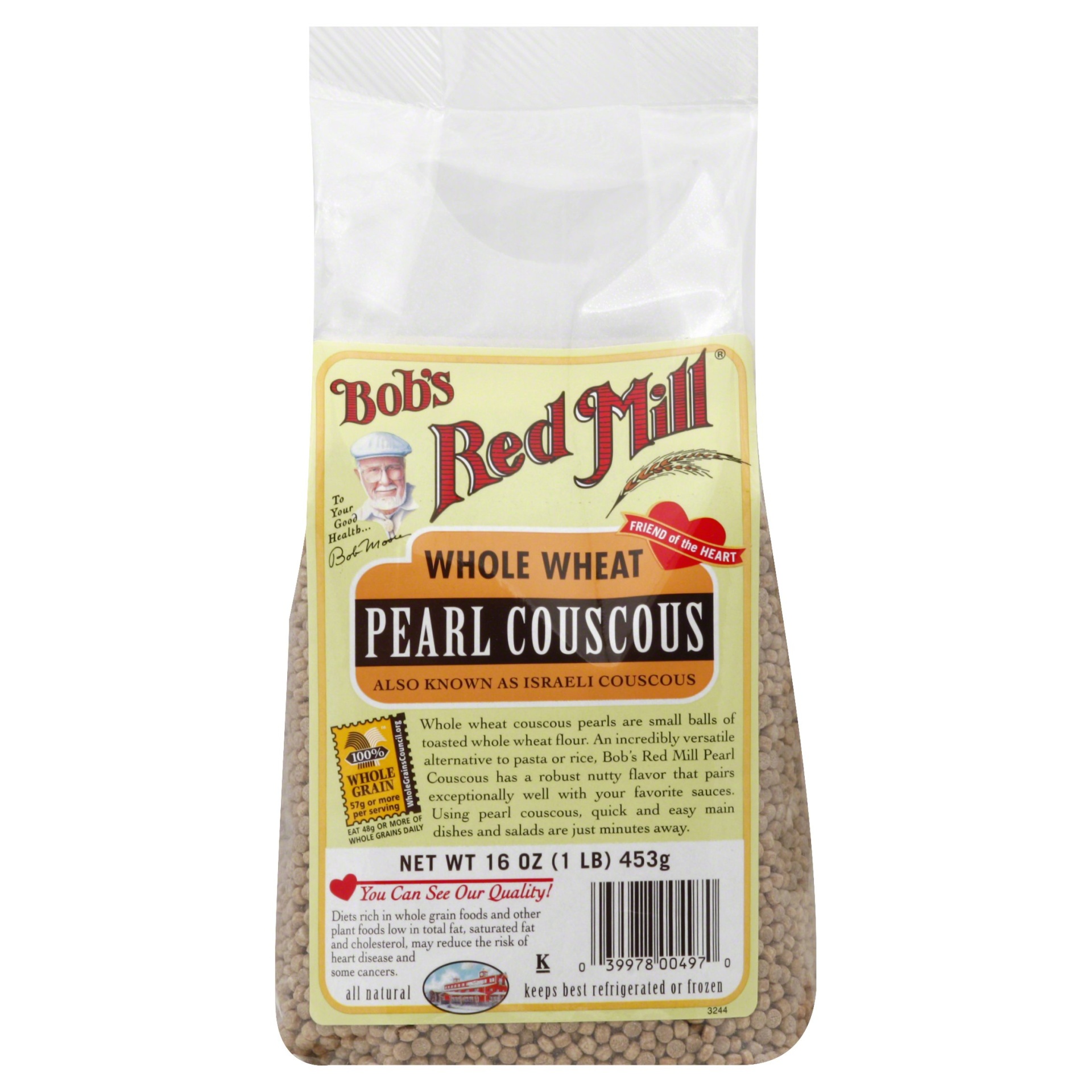 slide 1 of 1, Bob's Red Mill Whole Wheat Pearl Couscous, 16 oz