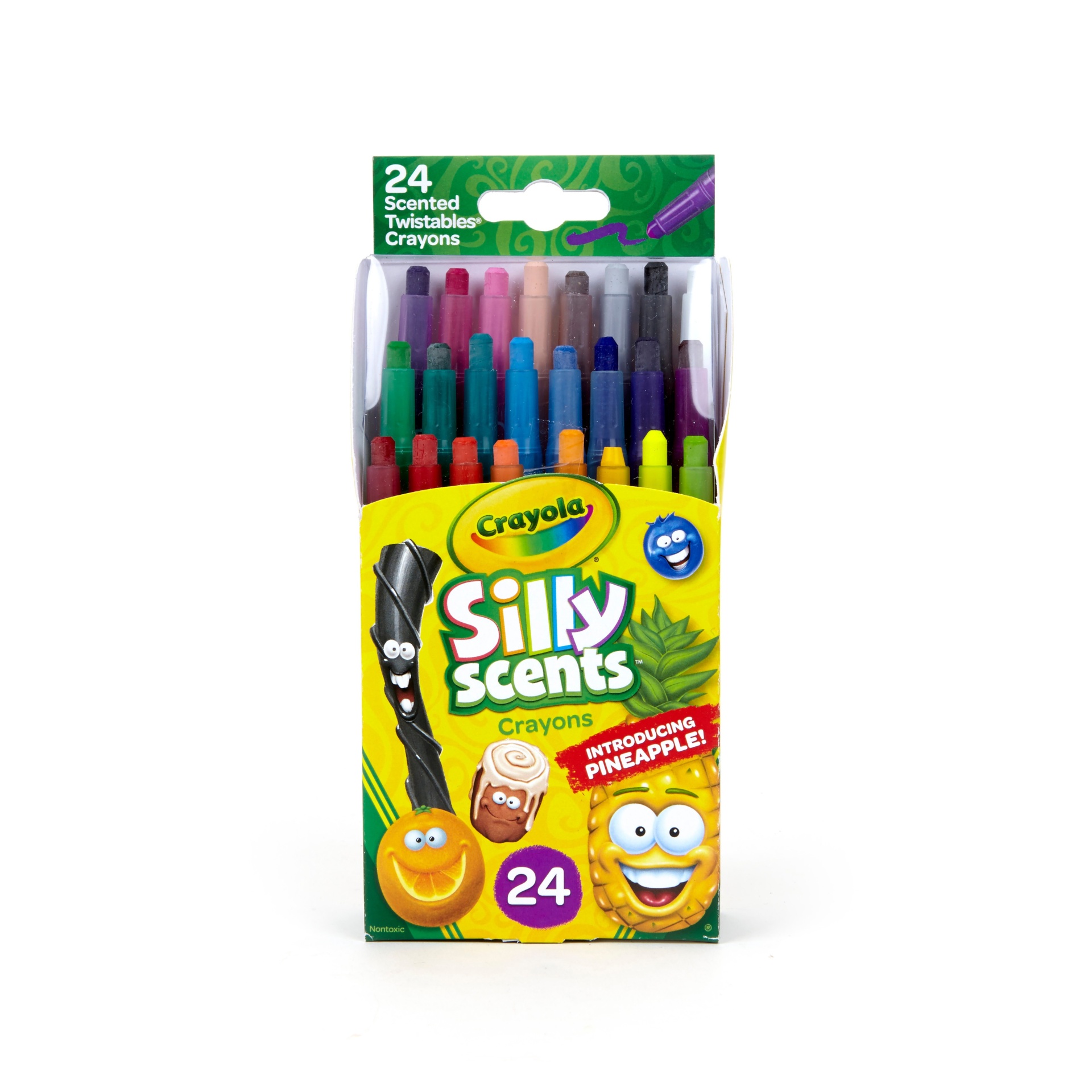 slide 1 of 6, Crayola Silly Scents Twistable Crayons, 24 ct