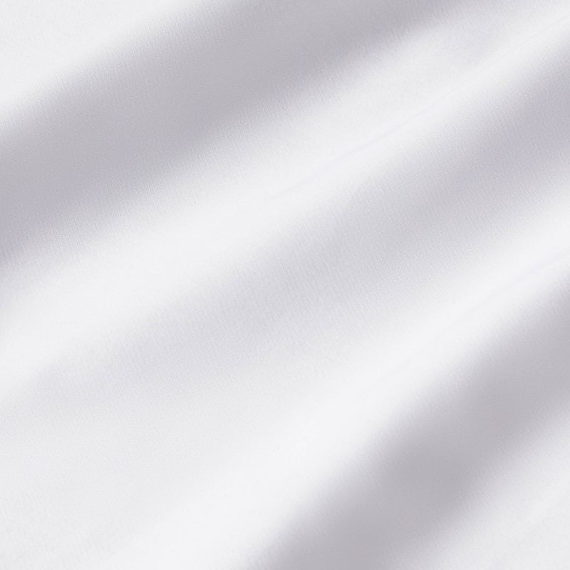 slide 4 of 4, Standard Solid Performance 400 Thread Count Pillowcase Set White - Threshold™: Cotton Sateen, OEKO-TEX Certified, Set of 2, 1 ct