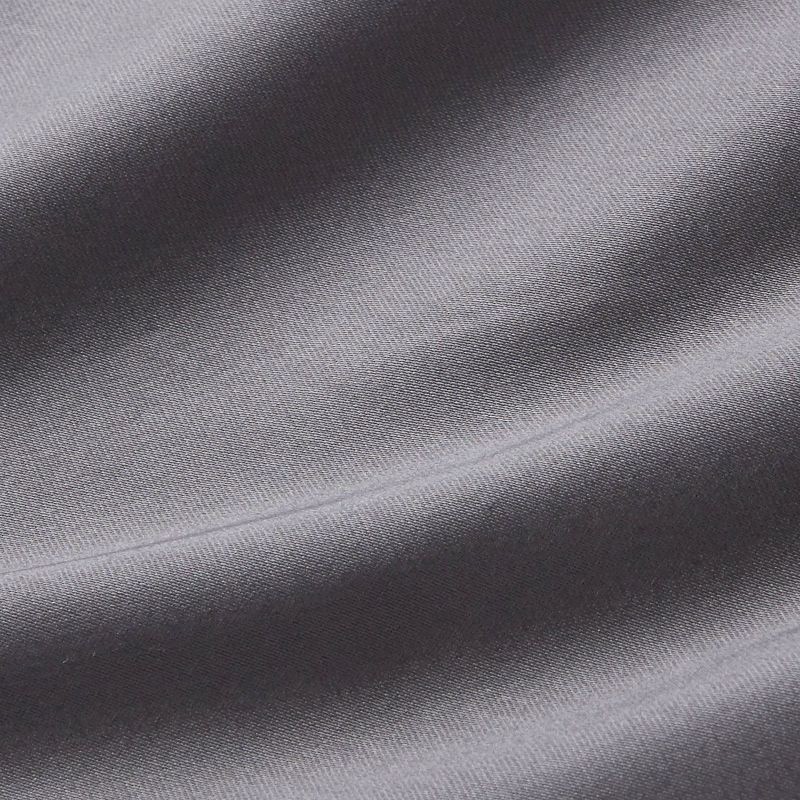 slide 4 of 4, Standard Solid Performance 400 Thread Count Pillowcase Set Dark Gray - Threshold™, 1 ct