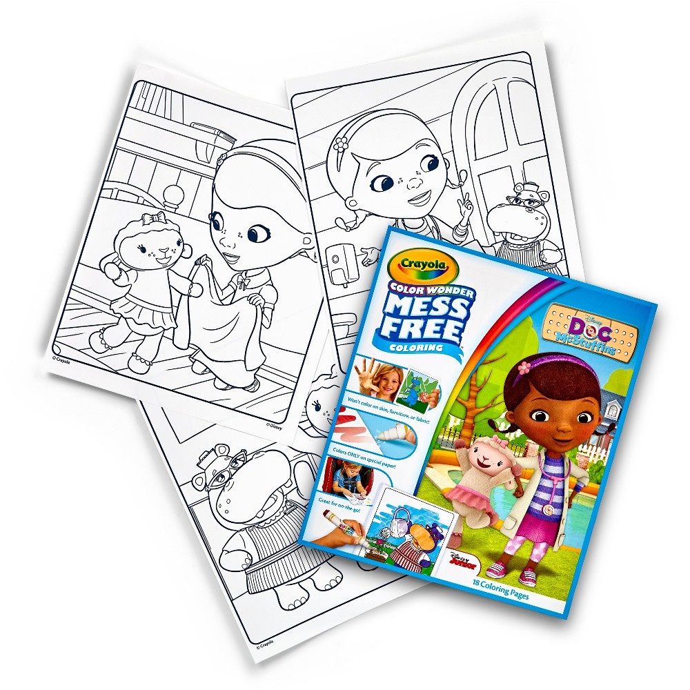 slide 3 of 6, Crayola Color Wonder Refill Coloring Book- Doc Mcstuffins, 1 ct