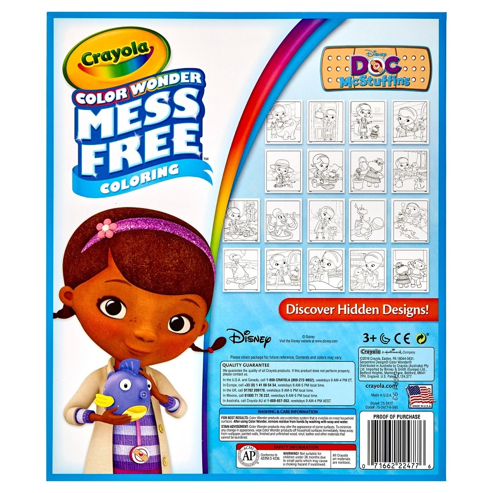 slide 6 of 6, Crayola Color Wonder Refill Coloring Book- Doc Mcstuffins, 1 ct