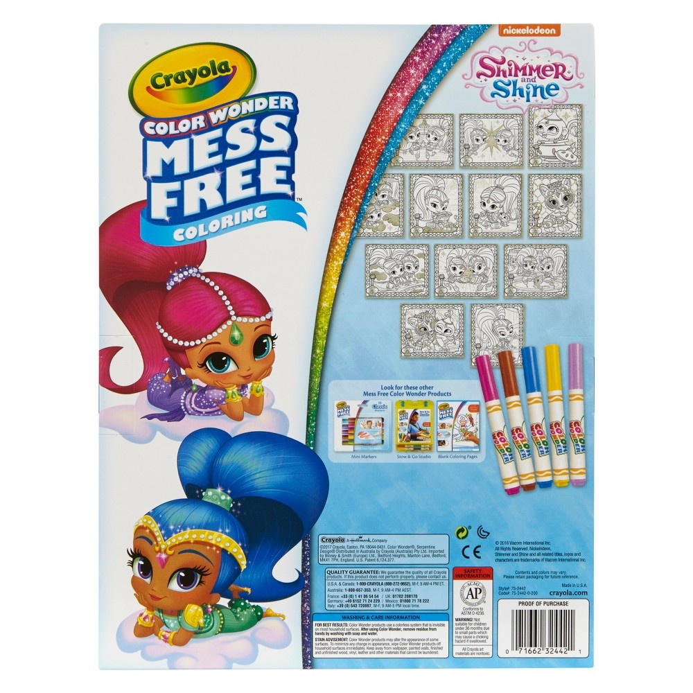slide 3 of 3, Crayola Color Wonder Box - Shimmer & Shine, 1 ct