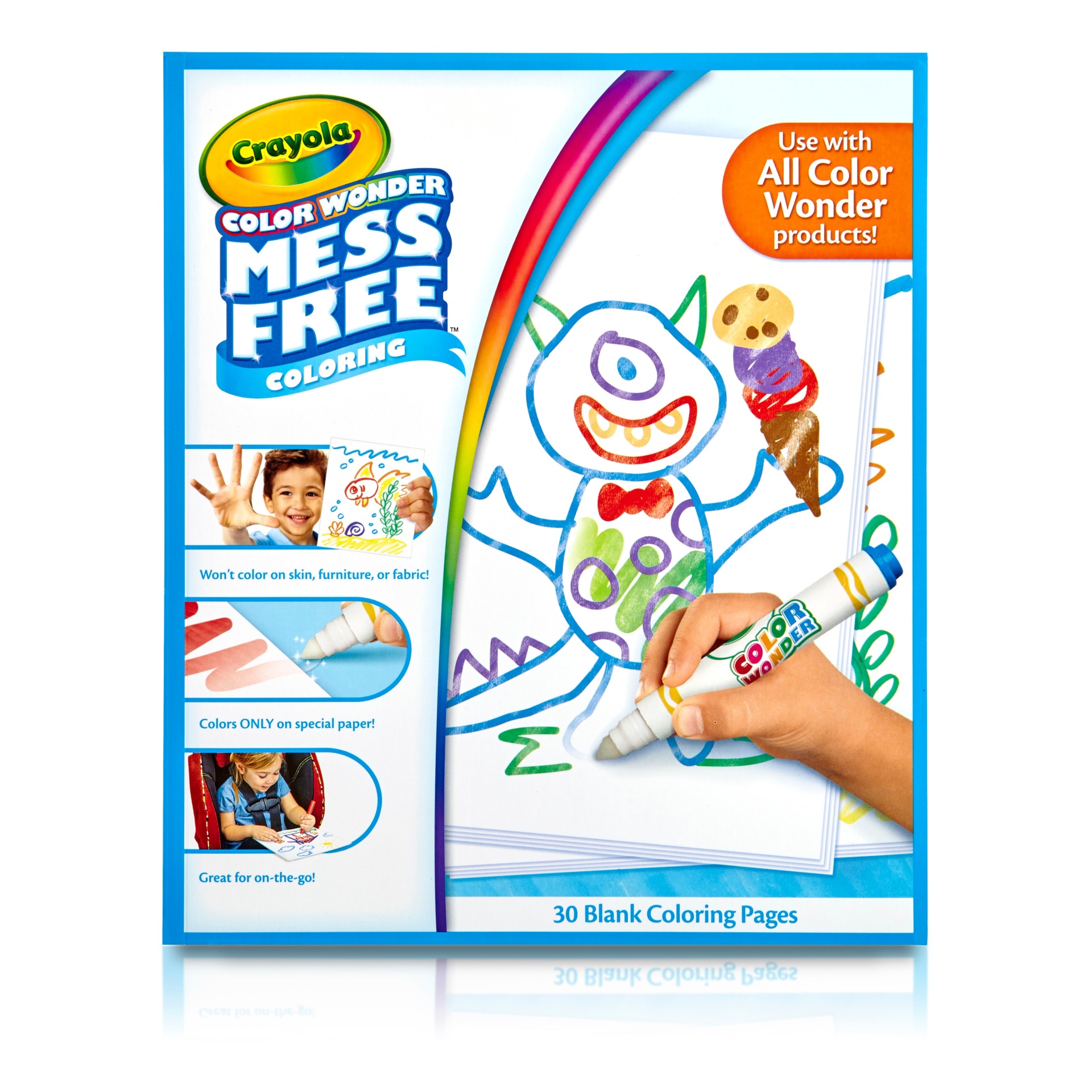 slide 1 of 3, Crayola Color Wonder Refill Book - Blank, 1 ct