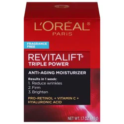 Revitalift Triple Power Fragrance Free Anti-Aging Moisturizer 1.7 oz