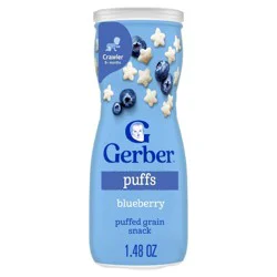 Gerber Baby Food Blueberry Puffs Baby Snack - 1.48oz