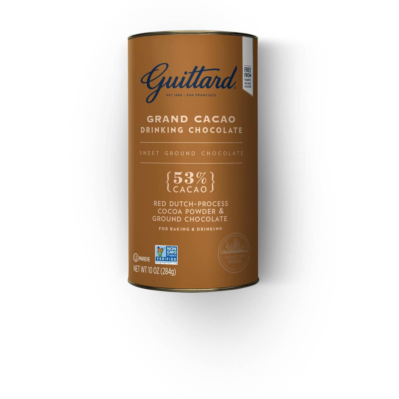 slide 1 of 3, Guittard Grand Cacao Drinking Chocolate Powder, 10 oz