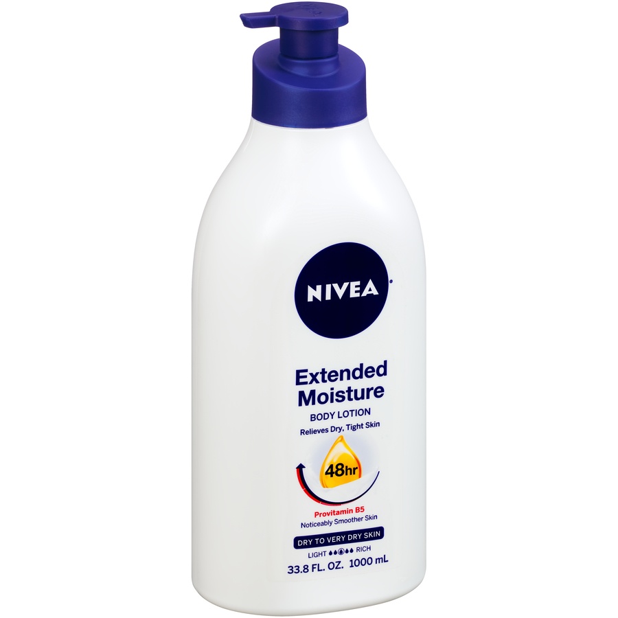 slide 2 of 7, Nivea Extended Moisture Lotion, 33.8 oz