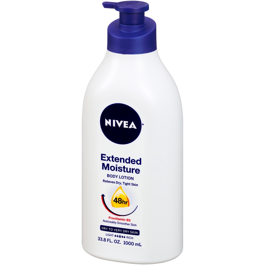 slide 3 of 7, Nivea Extended Moisture Lotion, 33.8 oz