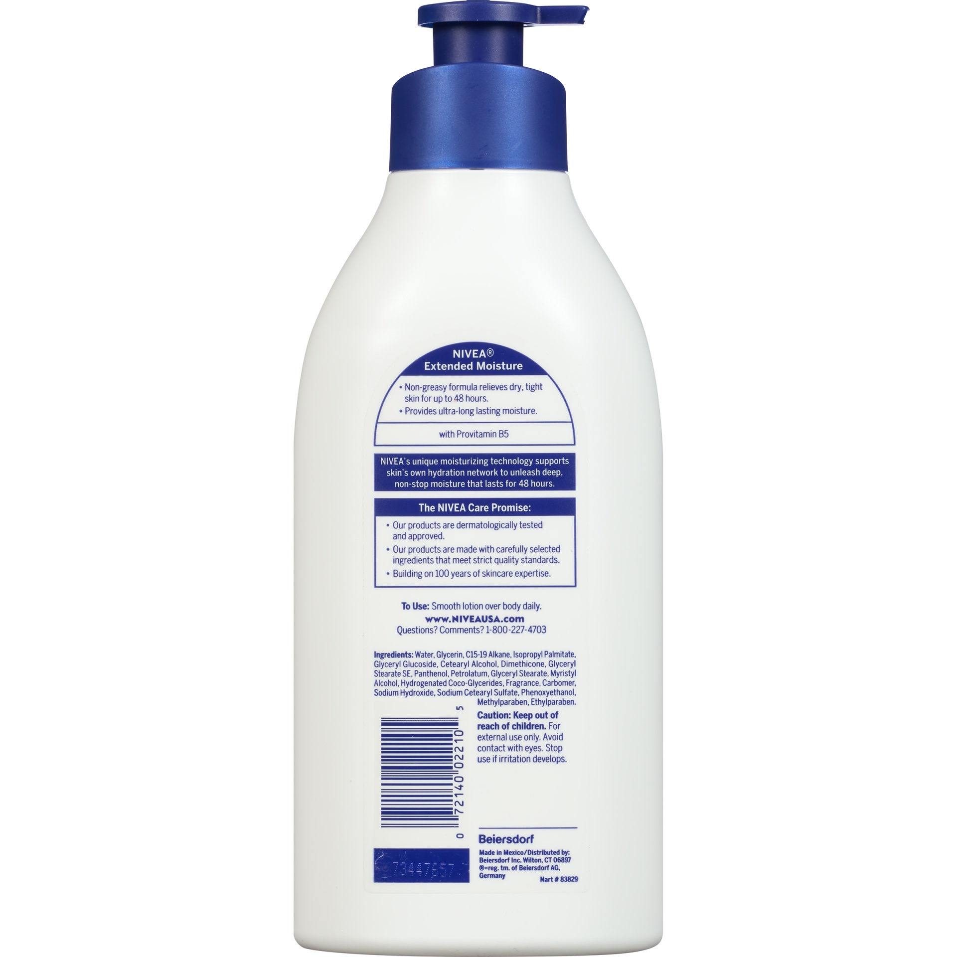 slide 6 of 7, Nivea Extended Moisture Lotion, 33.8 oz