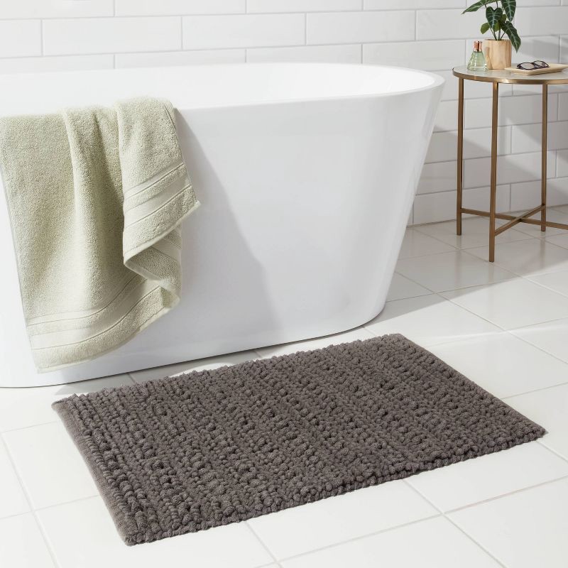 20x32 Chunky Bath Rug Radiant Gray - Threshold™