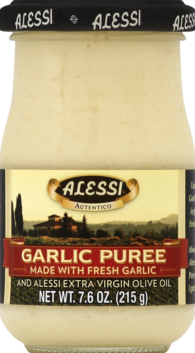 slide 1 of 2, Alessi Garlic Puree', 7.6 oz