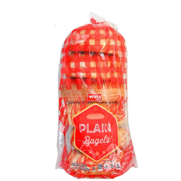 slide 1 of 1, Plain Bagels, 20 oz